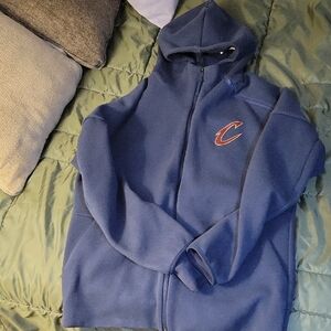 adidas Blue Zip Up Sweater Cleveland Caveliars